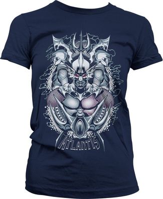 Aquaman Atlantis Girly Tee Damen T-Shirt Navy