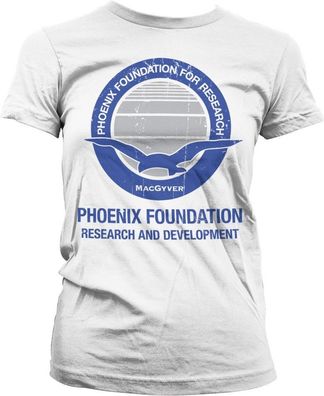 MacGyver Phoenix Foundation Girly Tee Damen T-Shirt White