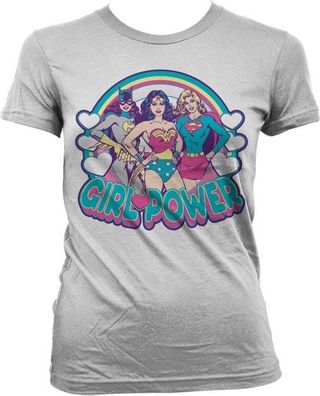 DC Comics Girlpower Girly T-Shirt Damen White