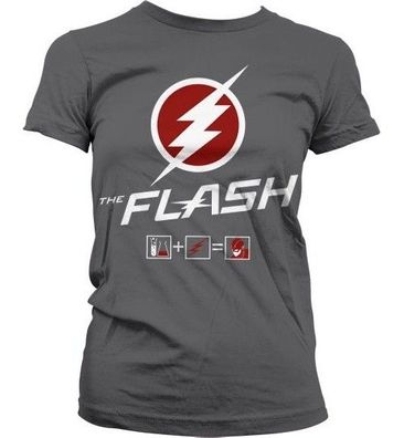 The Flash Riddle Girly T-Shirt Damen Dark-Grey