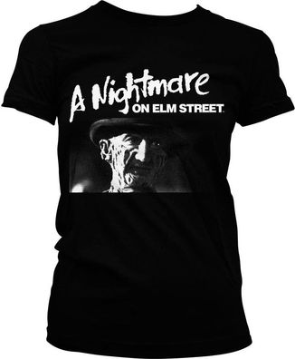 A Nightmare On Elm Street Girly Tee Damen T-Shirt Black