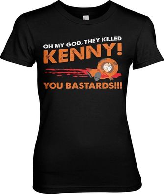 South Park The Killed Kenny Girly Tee Damen T-Shirt Black