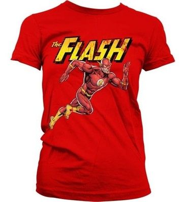 The Flash Running Girly Tee Damen T-Shirt Red