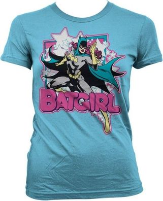 Batgirl Girly T-Shirt Damen Skyblue