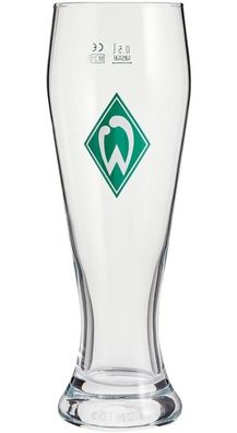 SV Werder Bremen Weizenbierglas Fussball Grün