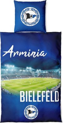 Arminia Bielefeld Bettwäscheset Stadion Fußball Blau