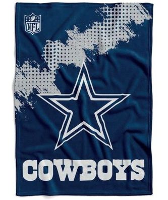 Dallas Cowboys Flannel Decke / Throw CORNER American Football NFL Blau-150x200cm