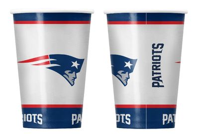 New England Patriots Pappbecher-Set 20 Stk. American Football