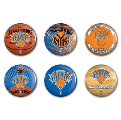 New York Knicks Button 6er Pack Basketball