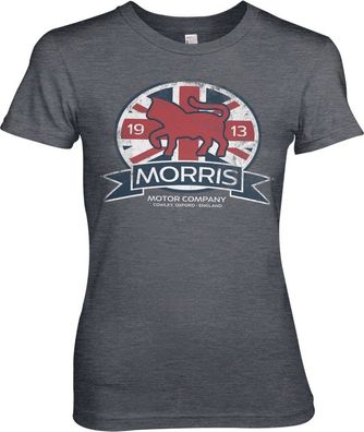 Morris Motor Co. England Girly Tee Damen T-Shirt Dark-Heather
