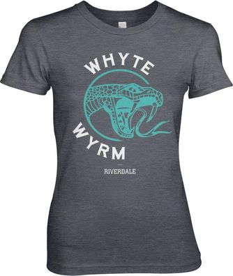 Riverdale Whyte Wyrm Girly Tee Damen T-Shirt Dark-Heather