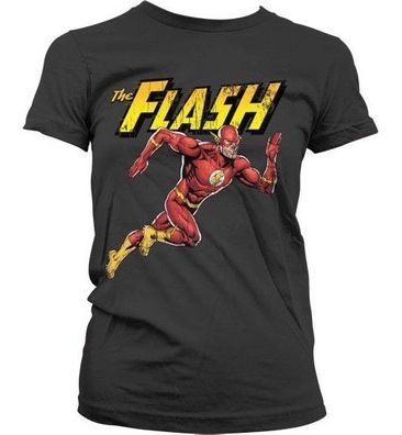 The Flash Running Girly Tee Damen T-Shirt Black