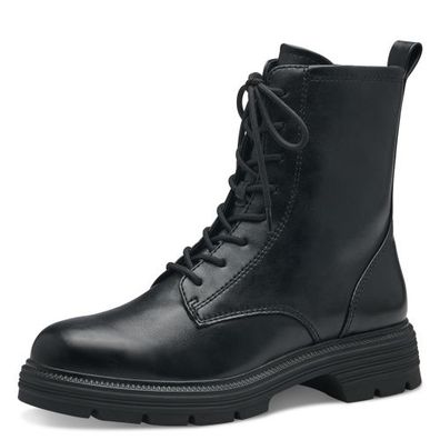 Stiefelette - Schwarz Synthetik