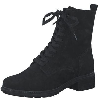 Stiefelette - Schwarz Leder