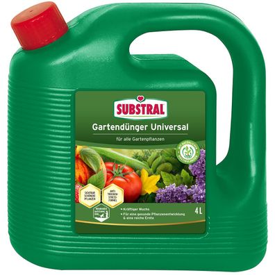 Substral® Gartendünger Universal für alle Gartenpflanzen 4 Liter Artikel EAN ...