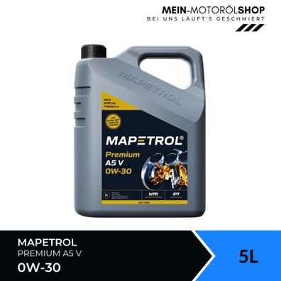 Mapetrol Premium A5 V 0W-30 5 Liter