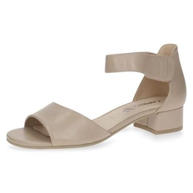 Sandalette - Beige Leder