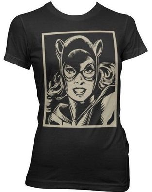 Catwoman Girly T-Shirt Damen Black