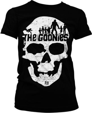 The Goonies Skull Girly Tee Damen T-Shirt Black