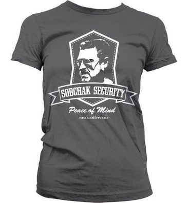 The Big Lebowski Sobchak Security Girly T-Shirt Damen Dark-Grey