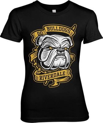 Riverdale Go Bulldogs Girly Tee Damen T-Shirt Black
