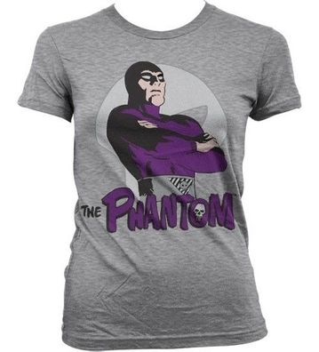 The Phantom Pose Girly T-Shirt Damen Heather-Grey