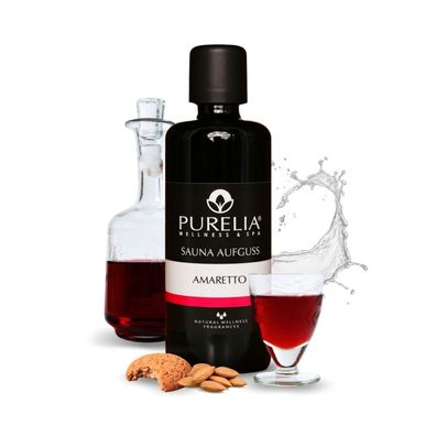 Purelia Saunaaufguss Amaretto 100 ml natürlicher Sauna-aufguss - reine ätherische Öl