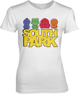 South Park Sketched Girly Tee Damen T-Shirt White