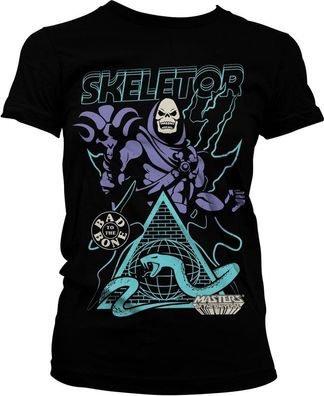 Masters Of The Universe Skeletor Bad To The Bone Girly Tee Damen T-Shirt Black