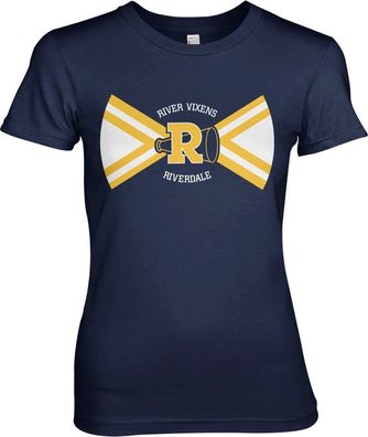 Riverdale River Vixens Girly Tee Damen T-Shirt Navy