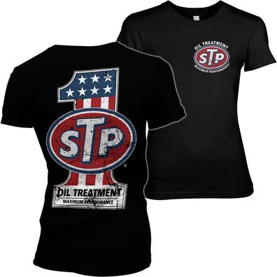 STP American No. 1 Girly Tee Damen T-Shirt Black