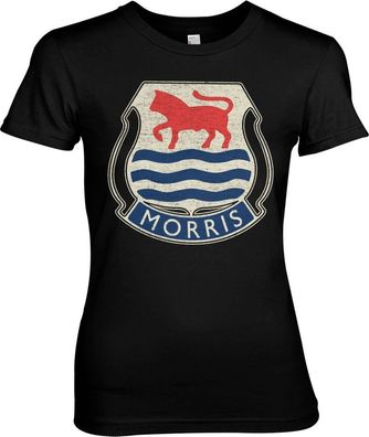 Morris Vintage Logo Girly Tee Damen T-Shirt Black