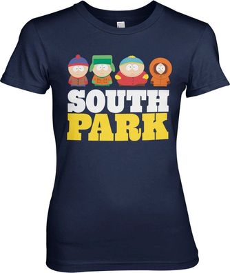 South Park Girly Tee Damen T-Shirt Navy
