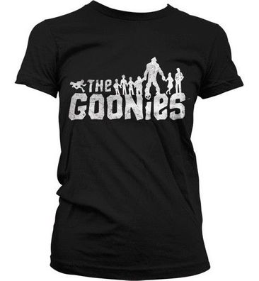 The Goonies Logo Girly T-Shirt Damen Black
