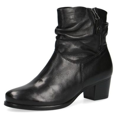 Stiefelette - Schwarz Glattleder