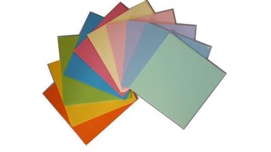 Origami-Papier 20X20cm Fluo + Pastellfarben 100 Blatt