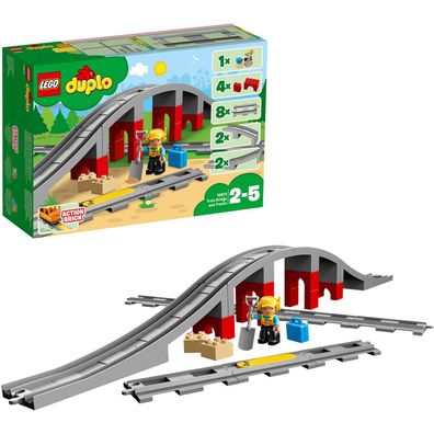 LEGO DUPLO Eisenbahnbrücke und Schienen 10872 - LEGO 10872 - (Spielwaren / Playmo...