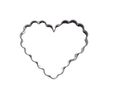 Herz Ausstecher Gewellt Mutteetag Hochzeit Liebe Plätzchen Valentinstag Backen