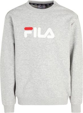 Fila Teens Unisex Sweater Sordal Classic Logo Crew Sweat Light Grey Melange