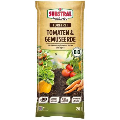 Substral® Naturen® BIO Tomaten & Gemüseerde torffrei 20 Liter