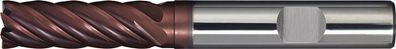 Schaftfräser D.16mm Einsatz-L.55mm VHM TiAlN 35-38Grad HB Z.6 ext. lang PROMAT