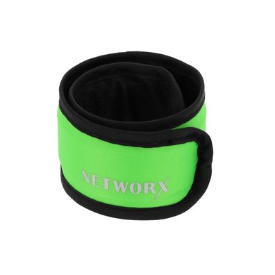 Networx Glowing LED-Armband Leuchtband zum Joggen grün