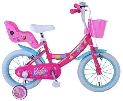 14 Zoll Kinder Mädchen Fahrrad Mädchenfahrrad Rad Bike Kinderfahrrad Barbie Pink