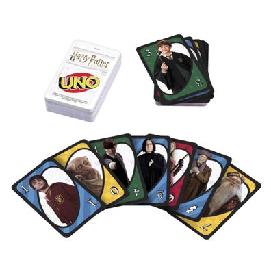 Mattel - UNO - Harry Potter Kartenspiel Gesellschaftsspiel Spiel mit Sonderregel