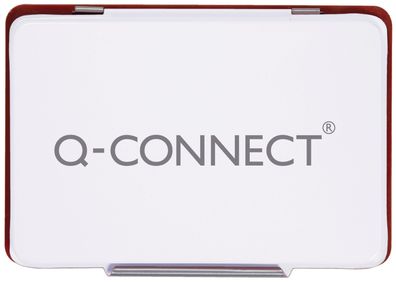 Q-Connect® KF16316 Stempelkissen 9 x 5,5cm rot
