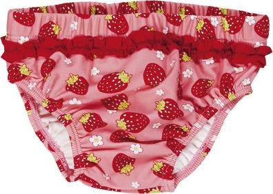 Playshoes Kinder Badehose UV-Schutz Windelhose Erdbeeren Rosa