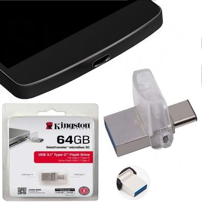 OTG TYP C Für Samsung Galaxy Tab S7 USB-Stecker 64GB Speicher Erweiterung Extern