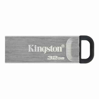 32GB Kingston USB stick 200MB/ s, USB 3.2 Metall Flash Laufwerk Silber Kyson 32GB