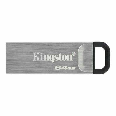 64GB USB Stick Kingston Kyson 60MB/ s USB 3.0 Stick Metall Flash Laufwerk Silber