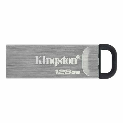 128 GB Kingston USB stick 200MB/ s, USB 3.2 Metall Flash Laufwerk Silber Kyson